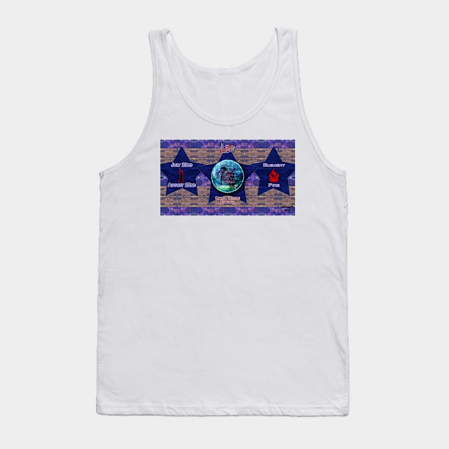 Zo-Disc Leo with background v1 Tank Top by ajbruner77